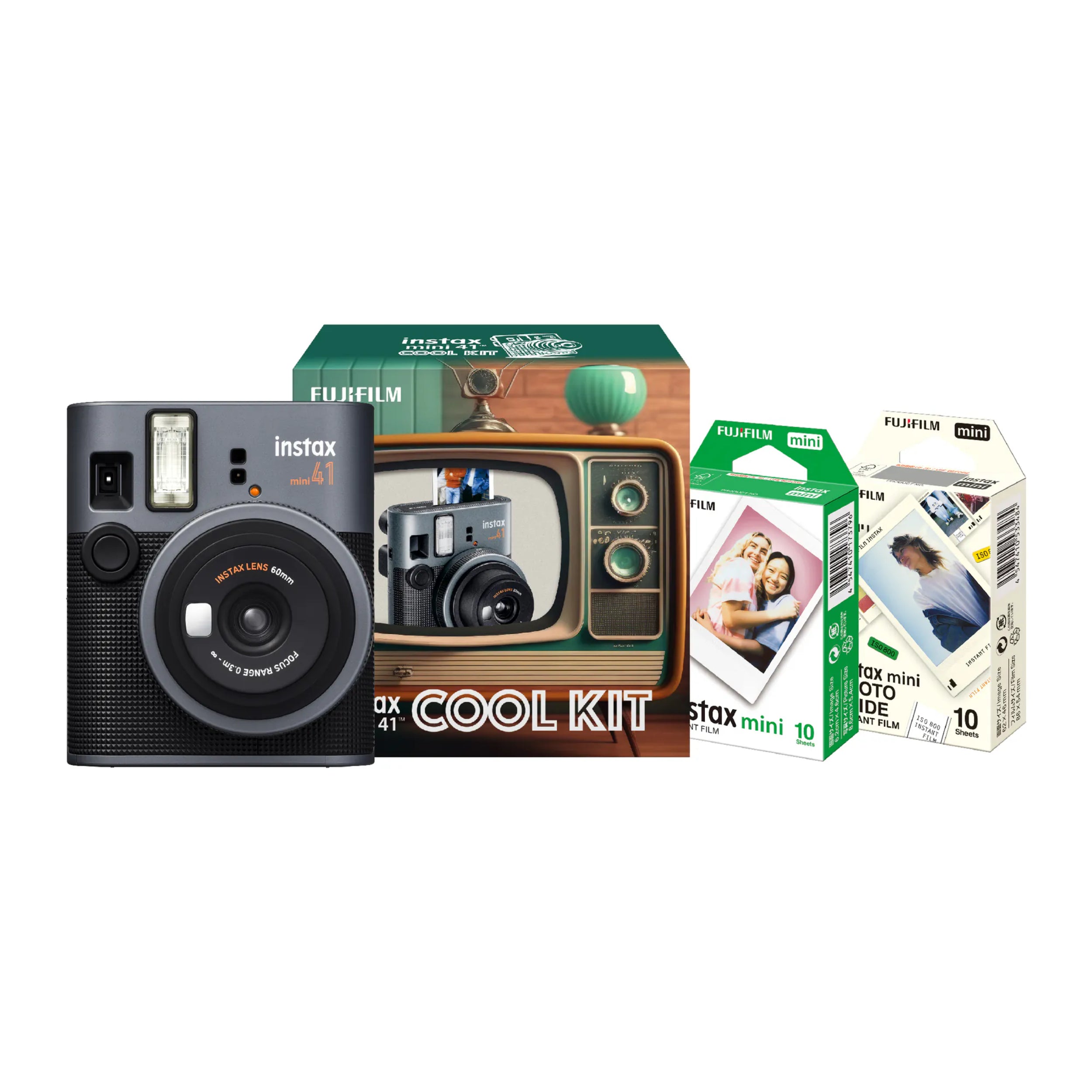 FUJIFILM Instax Mini 41 Instant Camera (Cool Kit)-Instant Camera-futuromic